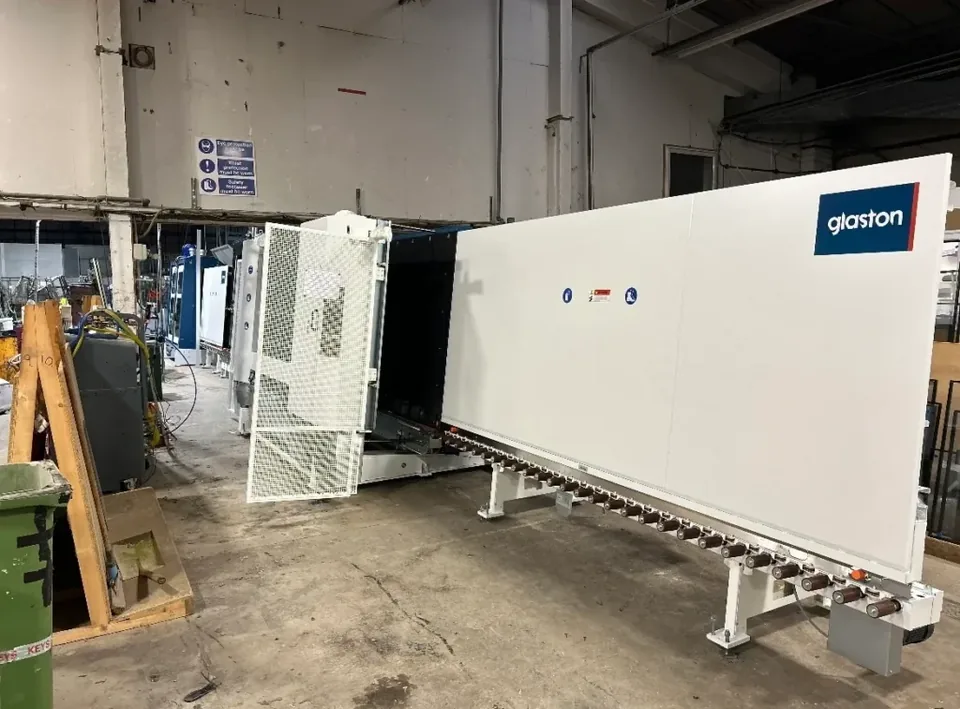 A 63A three-phase supply installed for a glass-cutting machine line